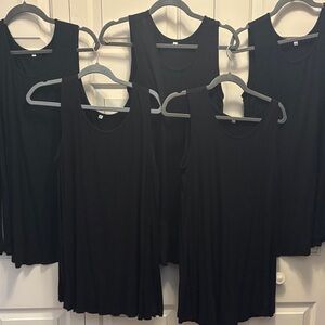Amazon Black Women's long sleeve / lot of 5